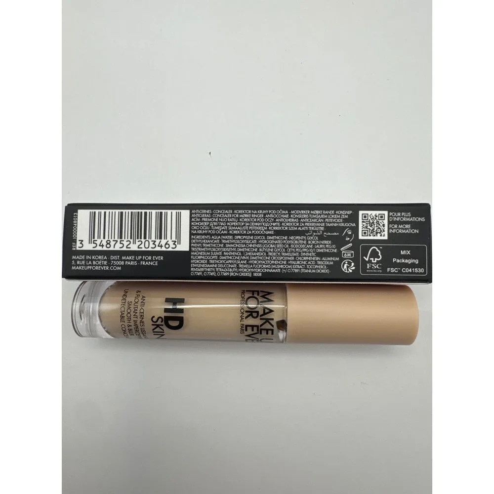 Make‎ Up For Ever HD Skin Smooth & Blur Concealer 1.3(N) Neutral 0.15oz New Box